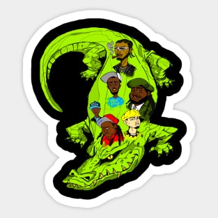 Muddy Water Alligator Sticker